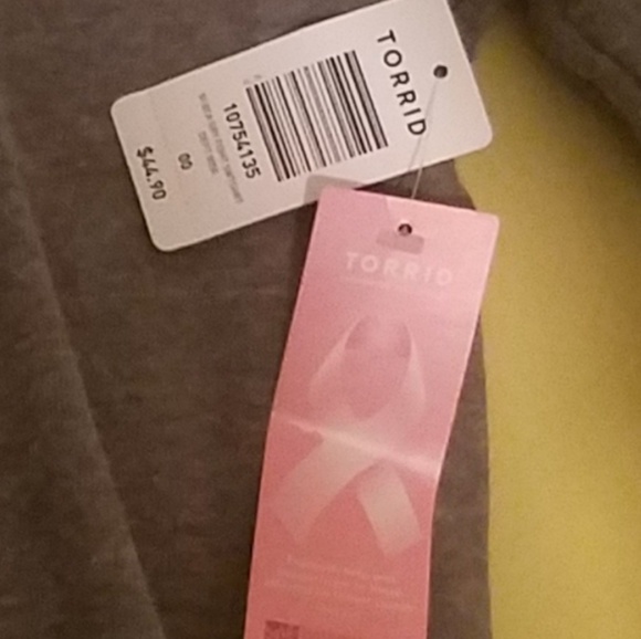 Torrid 'Fight' Breast Cancer Awareness Sweatshirt - Picture 4 of 4